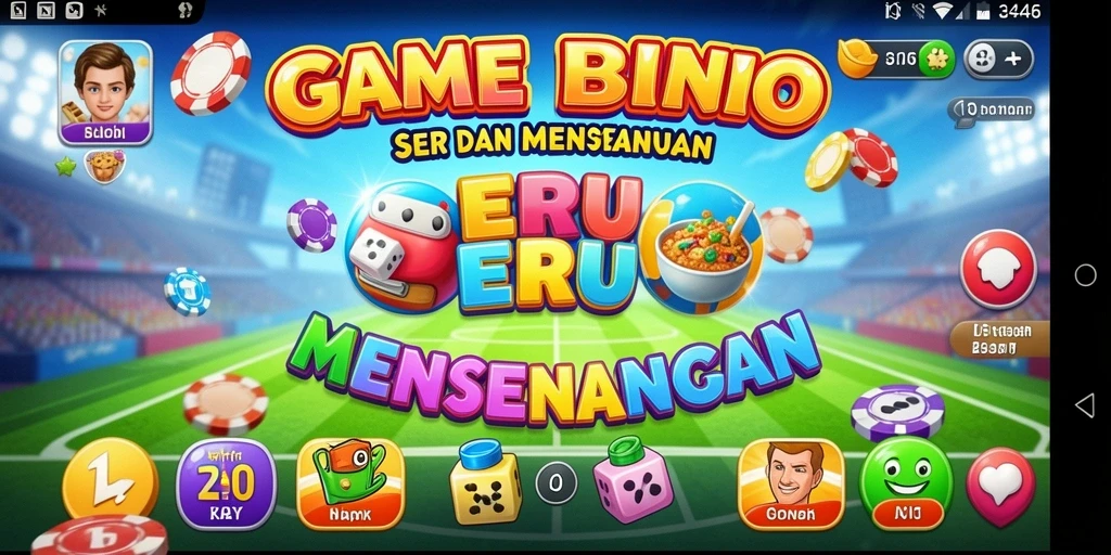Tampilan gameplay seru dalam game Bingo 3446 yang menyenangkan.