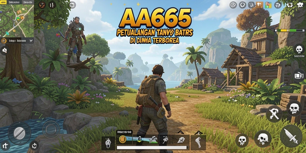 Gameplay seru dalam dunia terbuka AA666 yang menakjubkan.