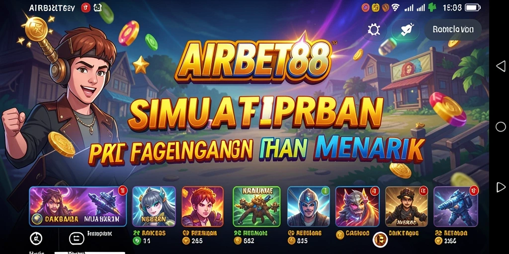 Tampilan gameplay AIRBET88 yang menarik dan interaktif.