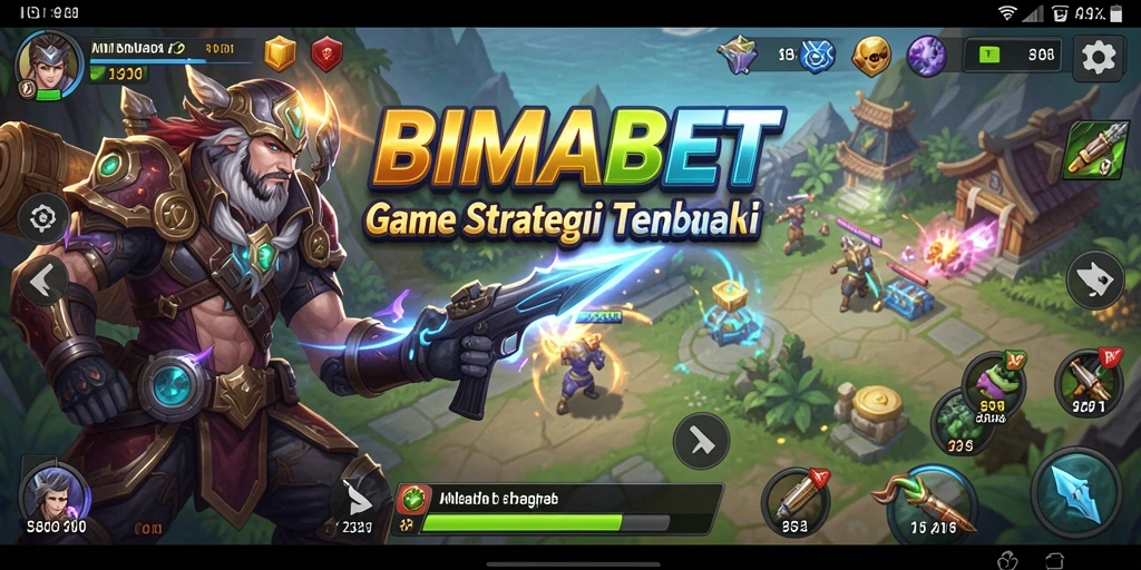Tampilan seru gameplay strategi di BIMABET.
