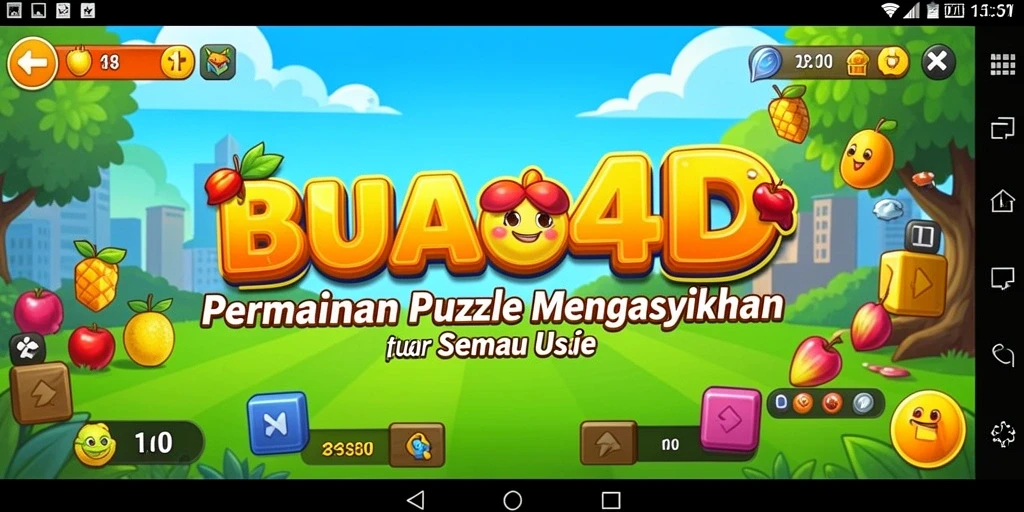 Tampilan gameplay BUAH4D yang menarik dan penuh tantangan.