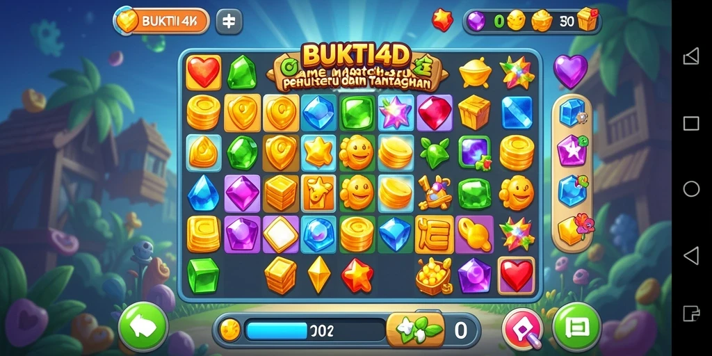 Tampilan gameplay seru dari BUKTI4D yang menawan.