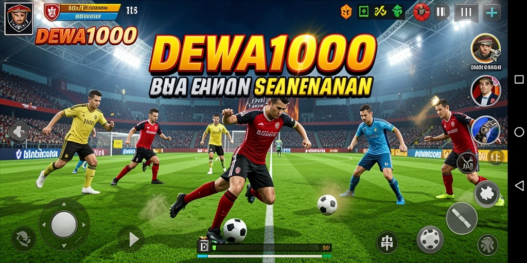 Gameplay dinamis dan interaktif di DEWA1000 dengan berbagai cabang olahraga.