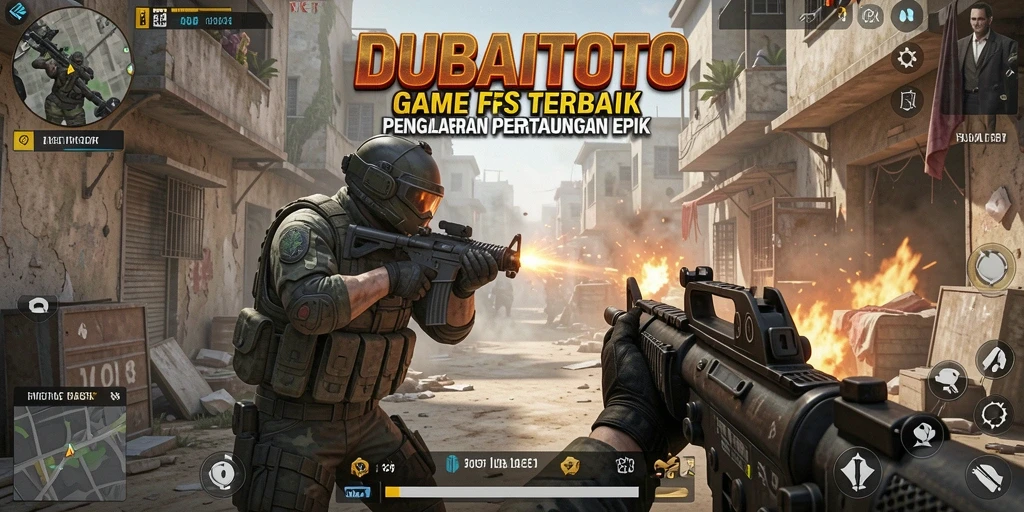 Tangkapan layar menunjukkan intensitas pertempuran di DUBAITOTO dengan grafis yang mengesankan.