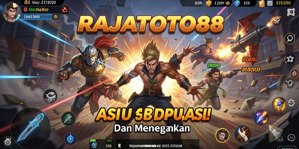Screenshot utama RAJATOTO88 dengan aksi gameplay yang menegangkan.