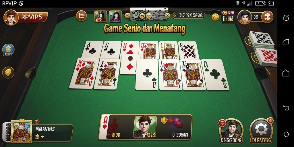 Tampilan gameplay menarik dari RPVIP5 di layar smartphone.