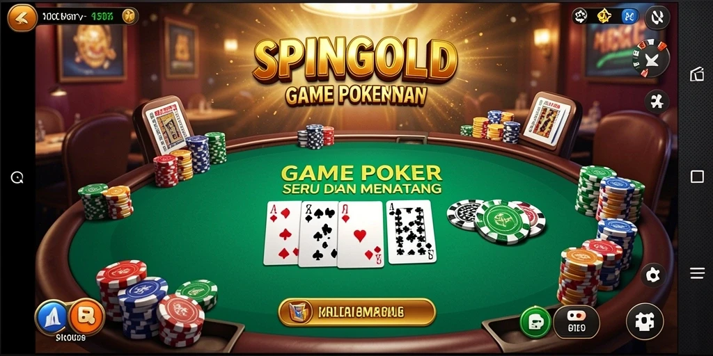 Tampilan gameplay SPINGOLD yang menarik dan penuh aksi.