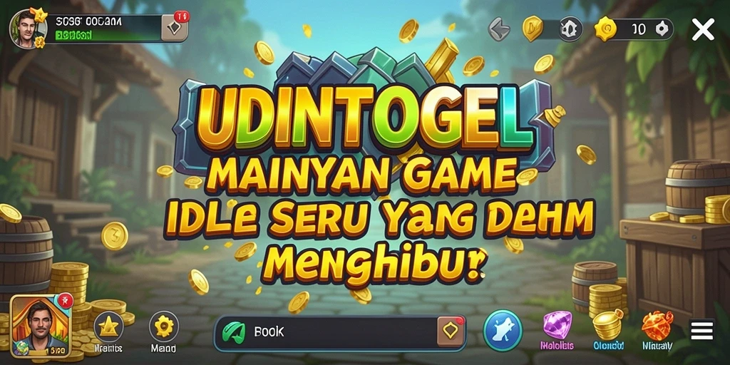 Tangkapan layar menunjukkan gameplay menarik dari UDINTOGEL.